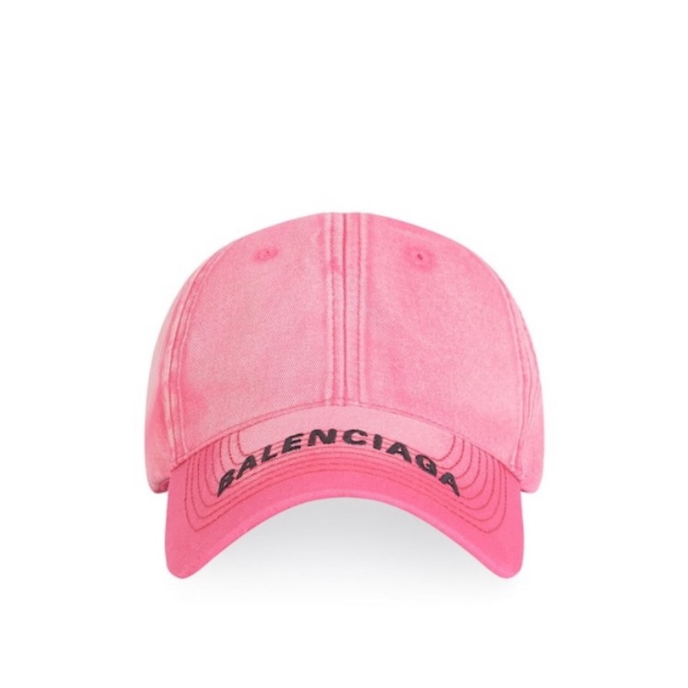 💯% Authentic! Brand New! Balenciaga Cap in Pink size L - Picture 5 of 5